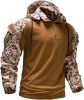 Mens Camouflage Army Tactical Military Long Sleeve Hoodies