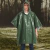 Emergency Rain Poncho Weather Proof Camping Gear