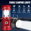 Solar LED Portable Camping Lamp USB Rechargeable, Flashlight